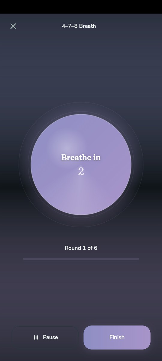 mendSoul Breathing Orb Screen